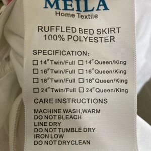 King Bed Skirt. NWOT